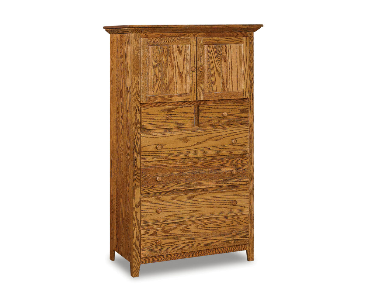 Shaker Armoire; 6 drawers, 2 doors – 41"W