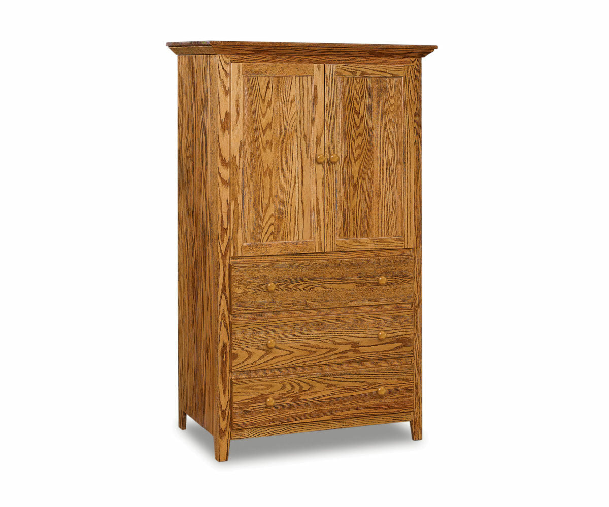 Shaker Armoire; 3 drawers, 2 doors – 41"W