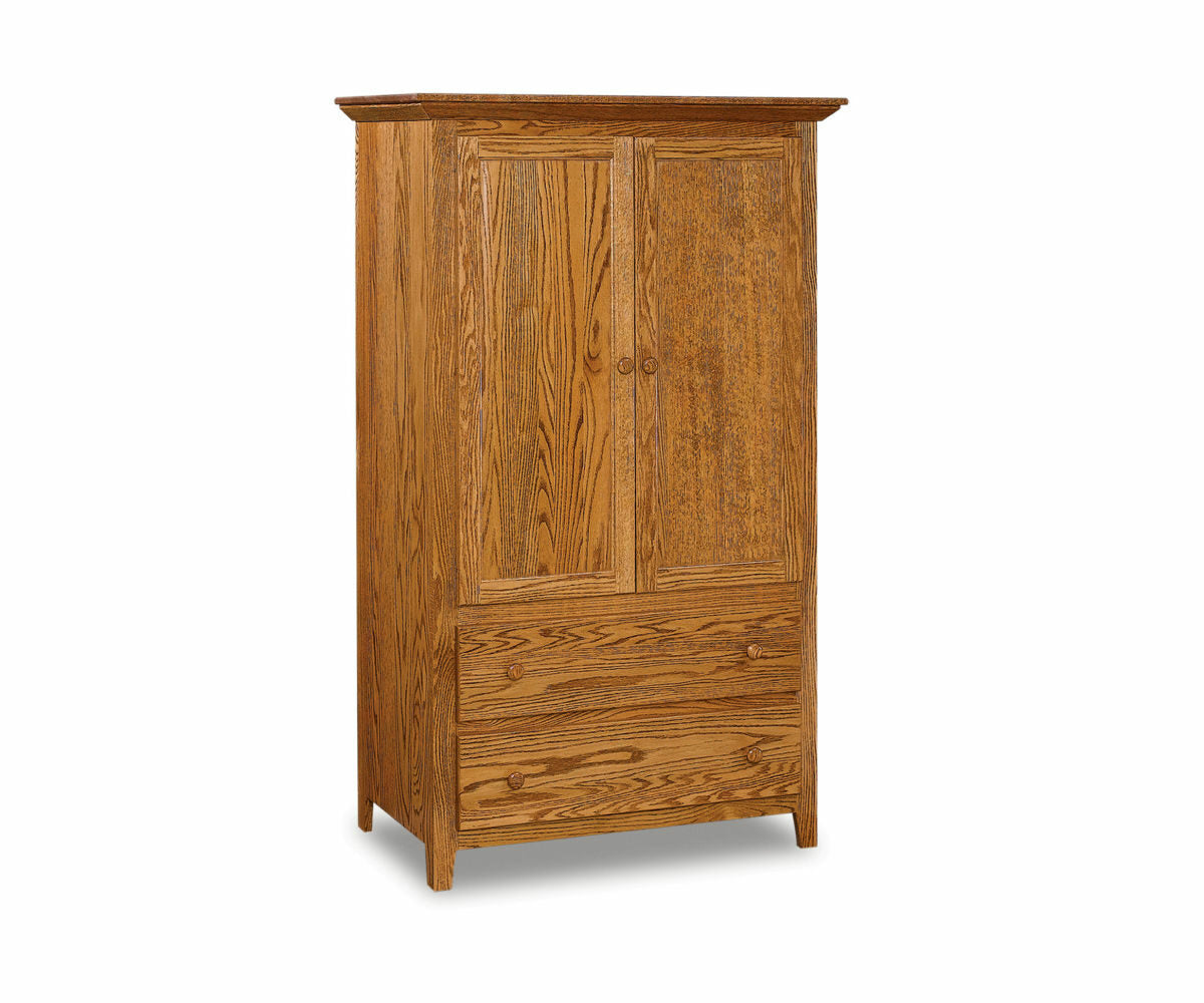 Shaker Armoire; 2 drawers, 2 doors – 41"W