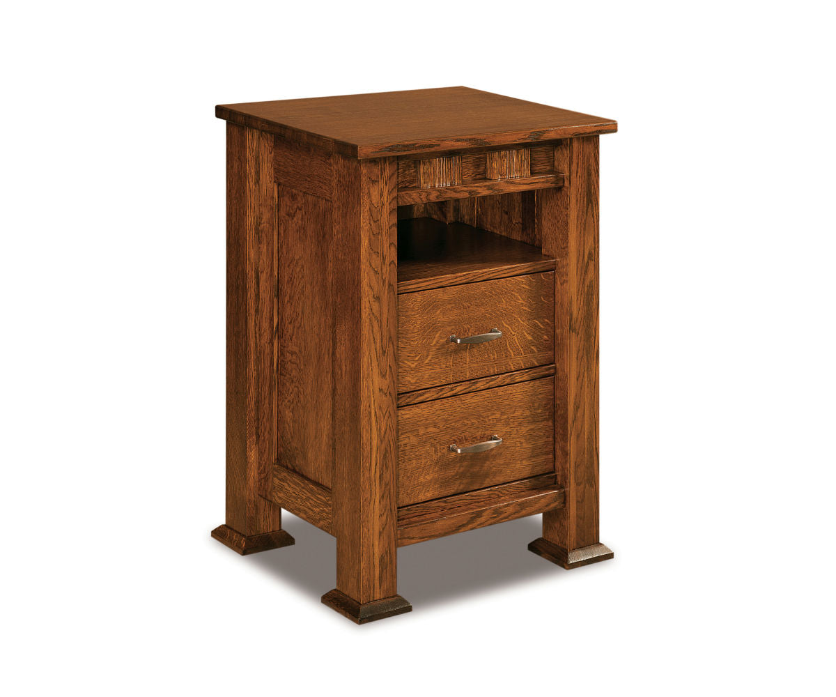 Sequoyah 2 Drawer Nightstand w/opening – 23½"W