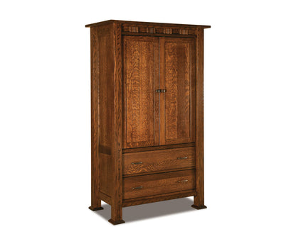 Sequoyah Armoire; 2 drawer, 2 door – 43½"W