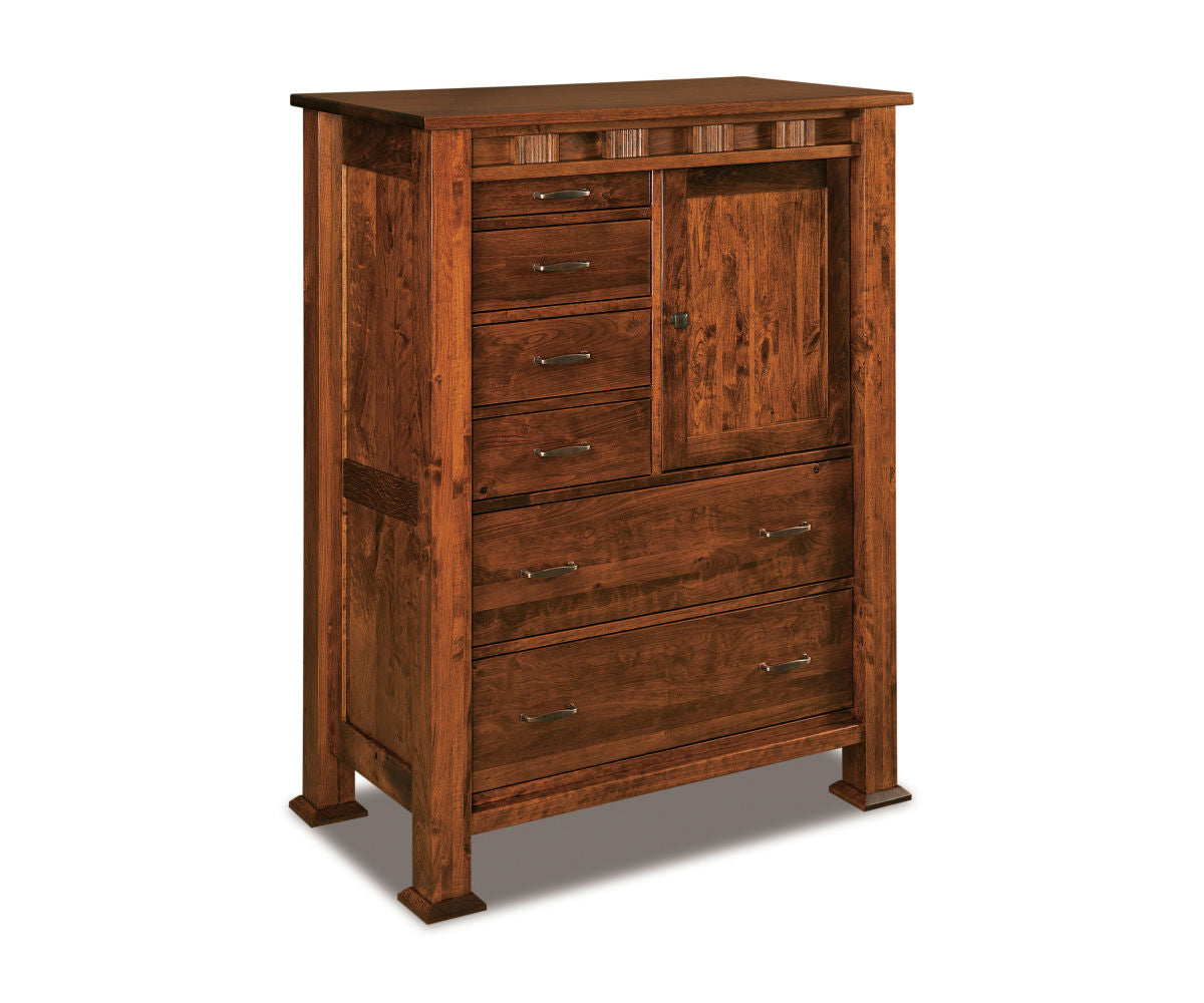 Sequoyah Gentleman's Chest; 6 drawer, 1 door – 41½"W
