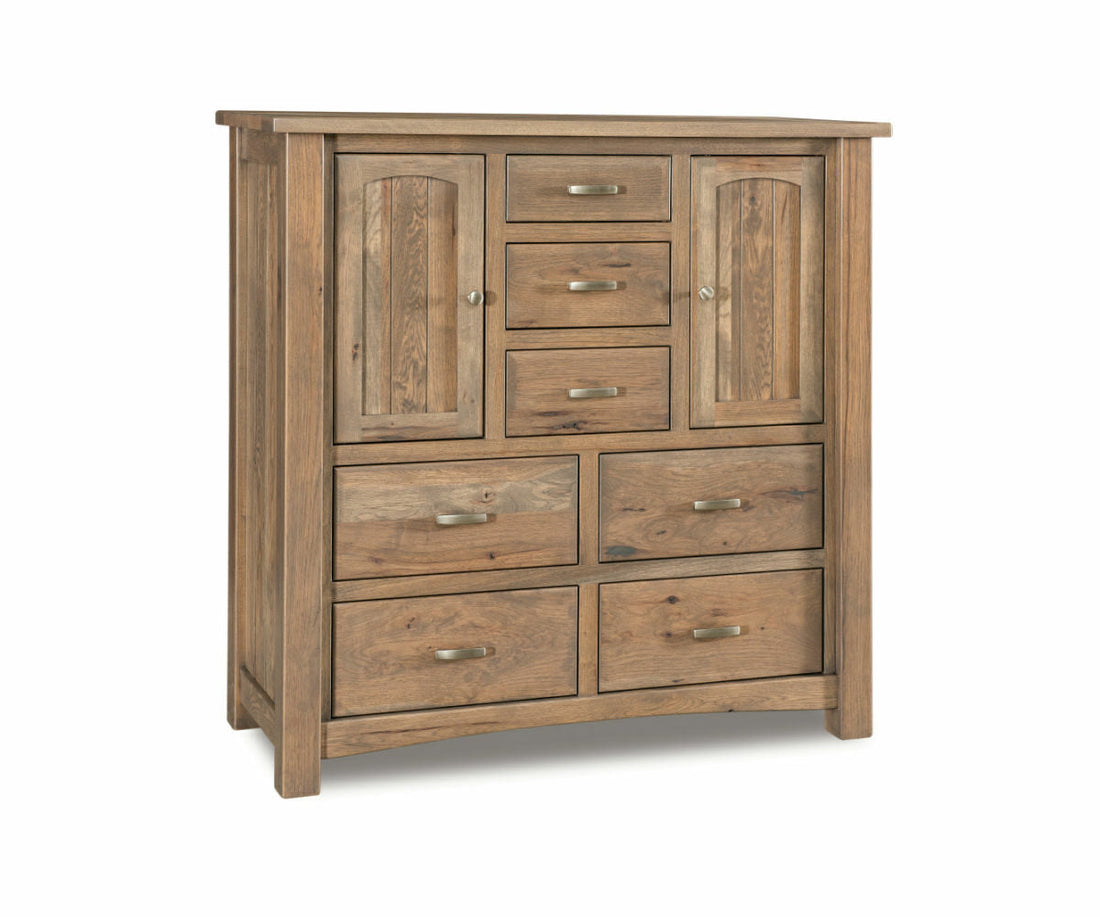 Timbra His & Hers Chest; 7 drawer, 2 door – 53"W