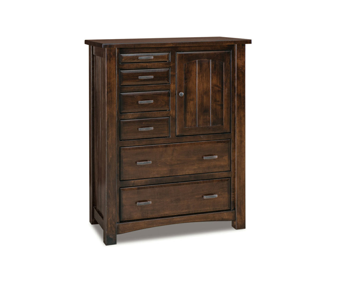 Timbra Gentleman's Chest; 6 drawer, 1 door – 43"W