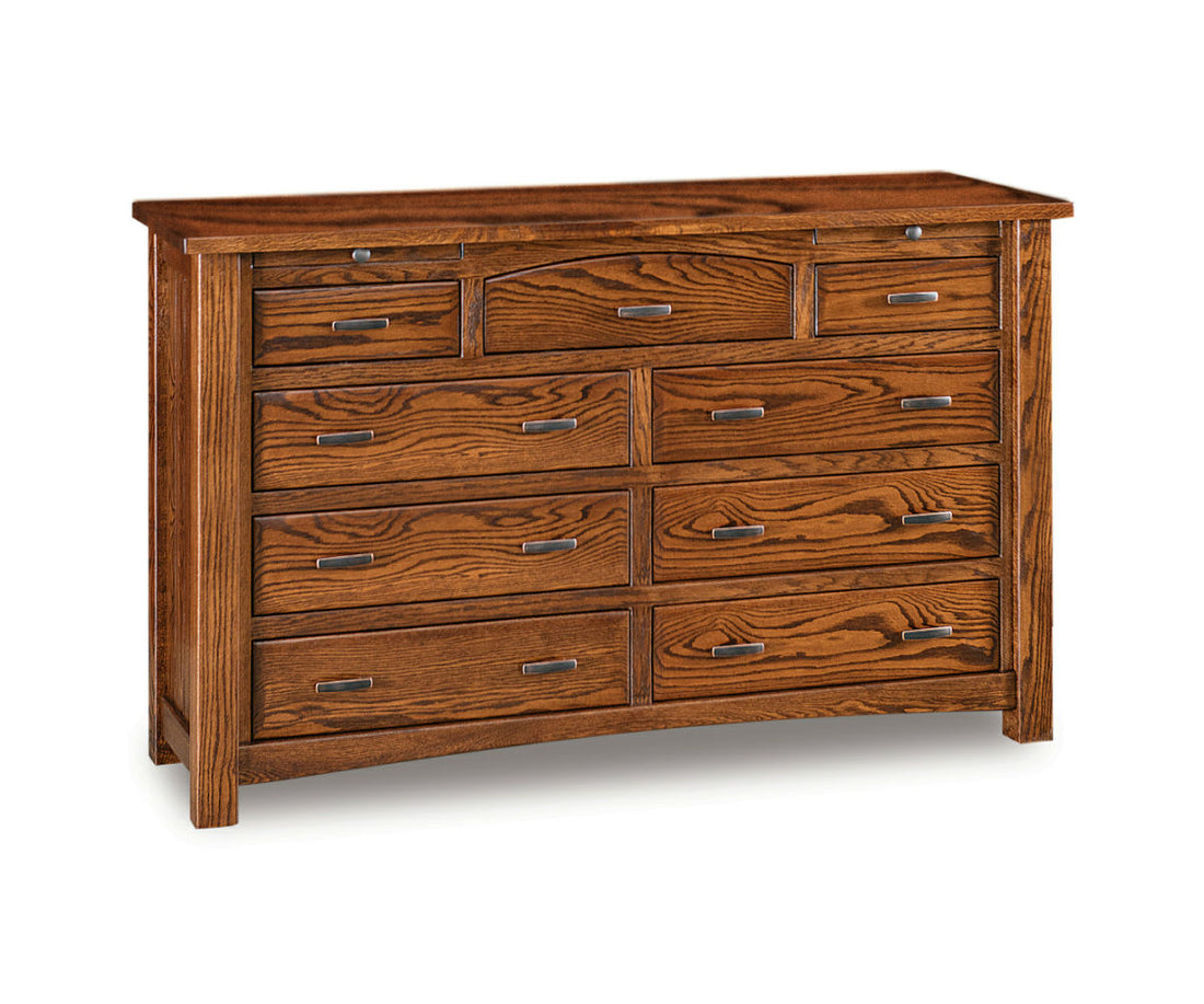 Timbra 9 Drawer Dresser w/2 jewelry drawers – 69"W