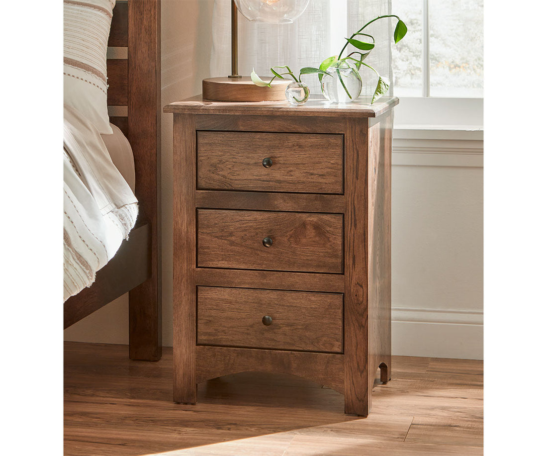 Troy 3 Drawer Nightstand – 20½"W