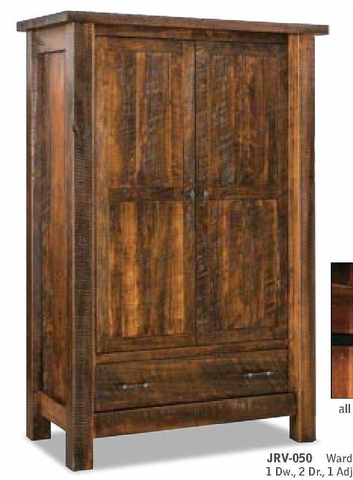 Vandella Wardrobe Armoire; 1 drawer, 2 door – 49"W