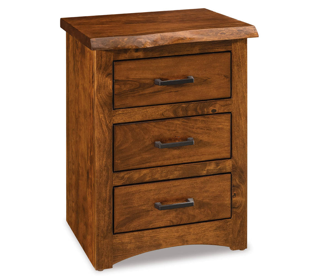 Live Wood 3 Drawer Nightstand – 20"W