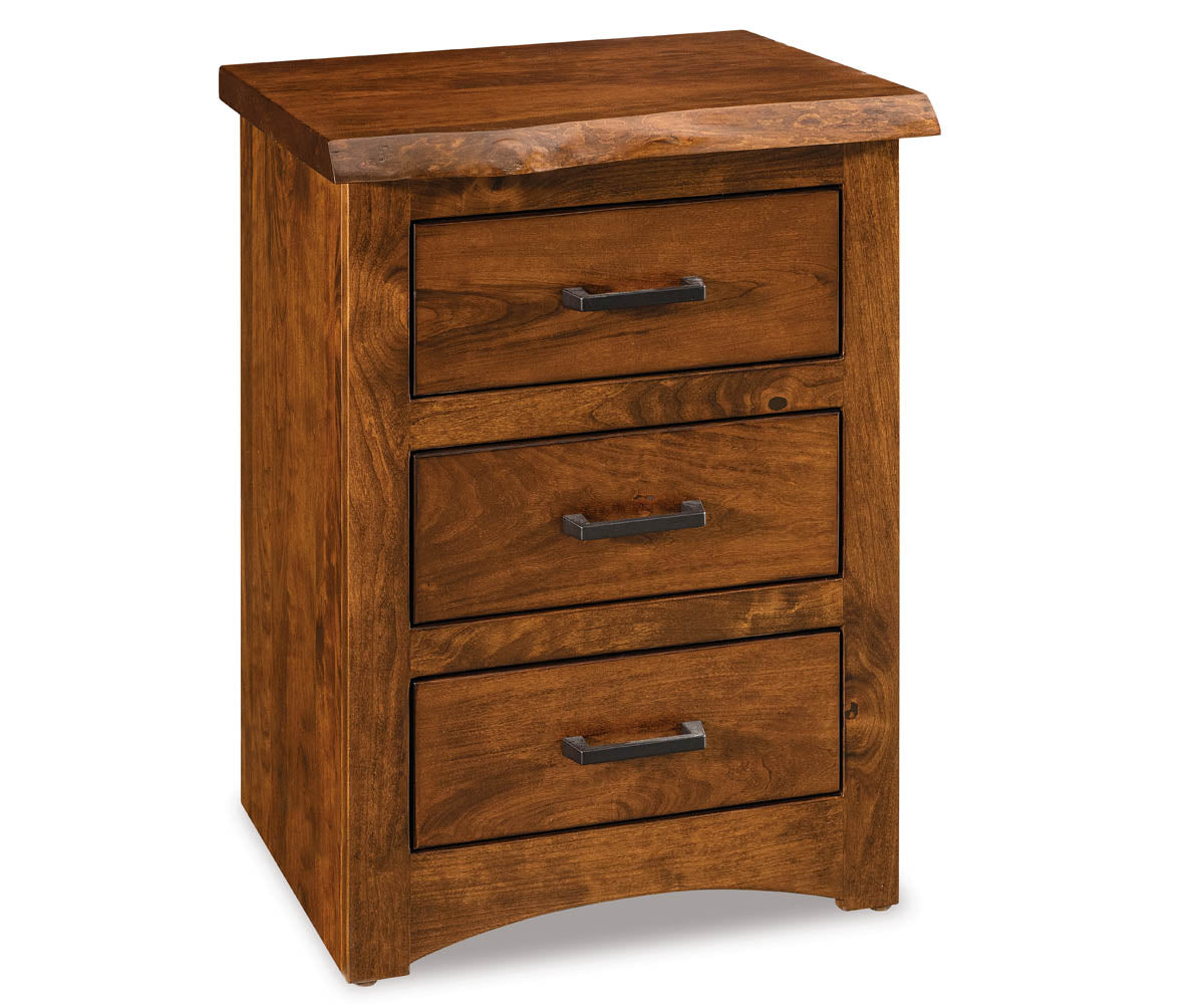 Live Wood 3 Drawer Nightstand – 20"W