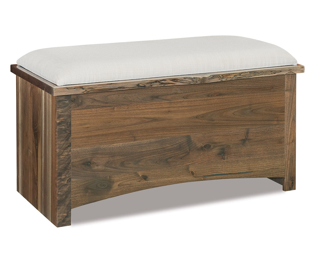 Live Wood Blanket Chest with Cedar Bottom – 44"W