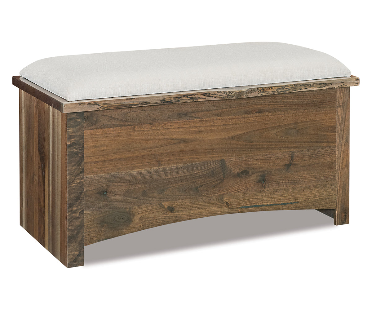 Live Wood Blanket Chest with Cedar Bottom – 44"W