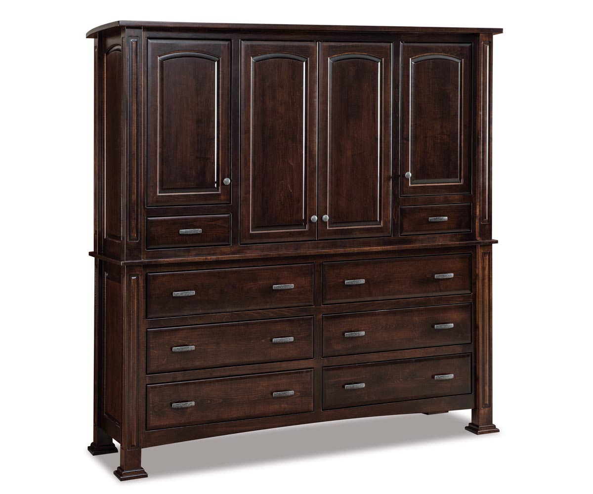 Lexington 2 pc. Mule Chest; 8 drawers, 4 doors – 80"W