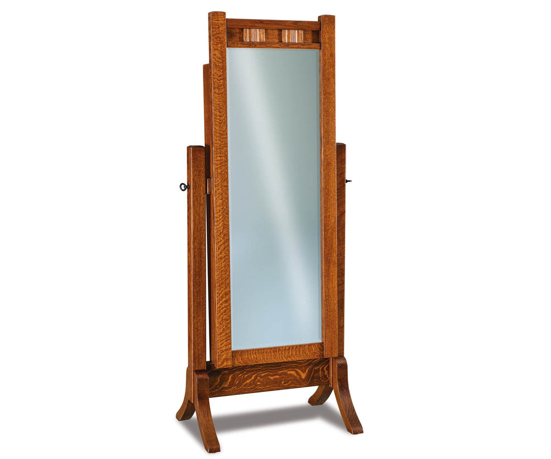 Sequoyah Beveled Cheval Mirror – 26"W