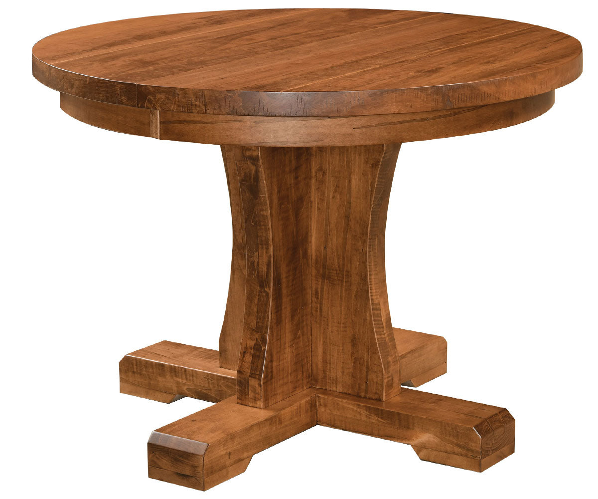 Jamestown Saw-Marked Single Pedestal Table