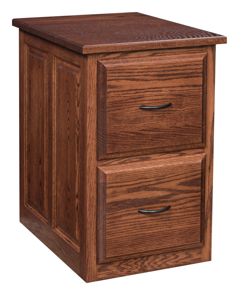 2 Drawer Raised Panel File Cabinet