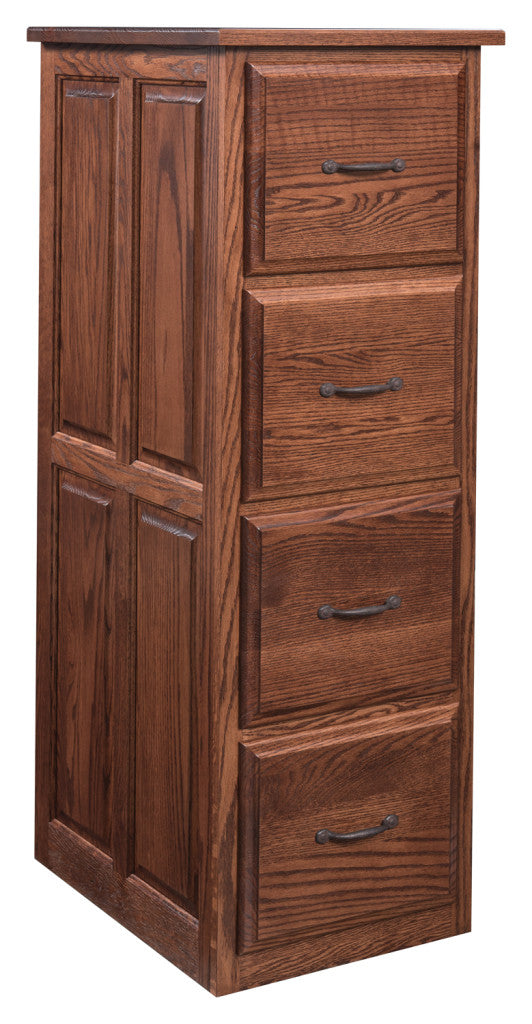 4 Drawer Raised Panel File Cabinet