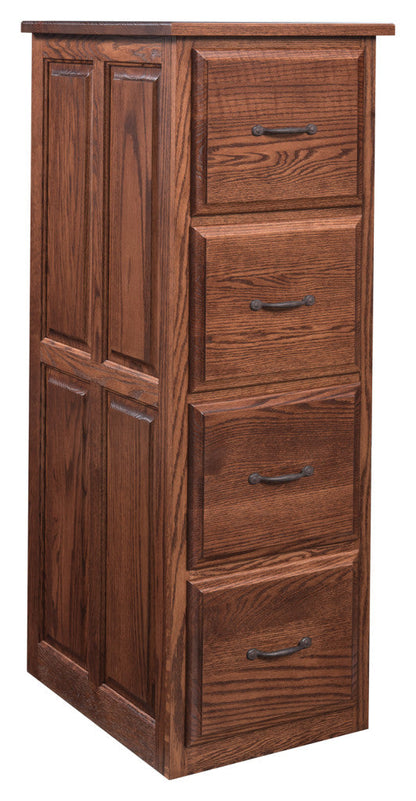 4 Drawer Raised Panel File Cabinet