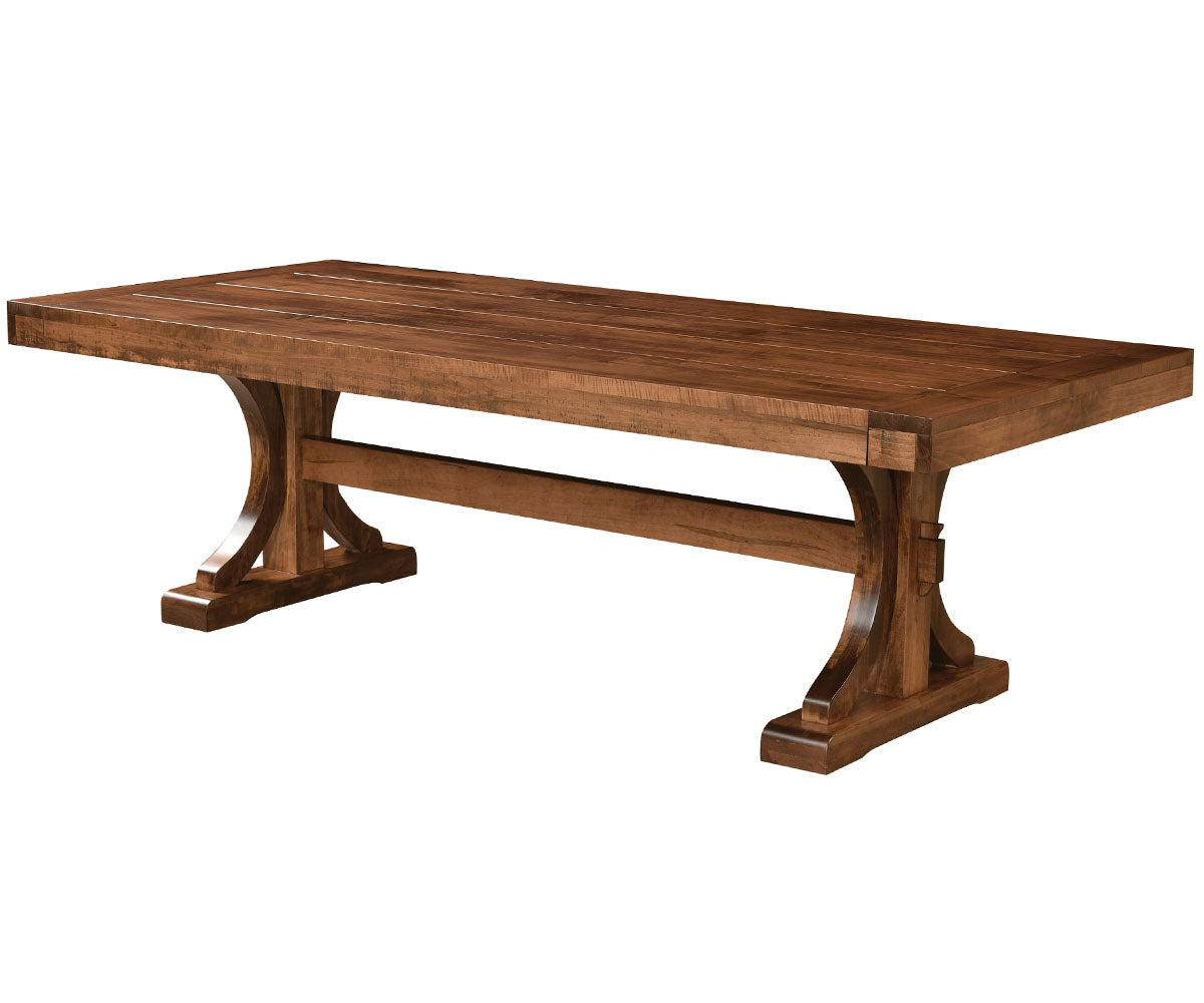 Karlisle Saw-Marked Farmhouse Table