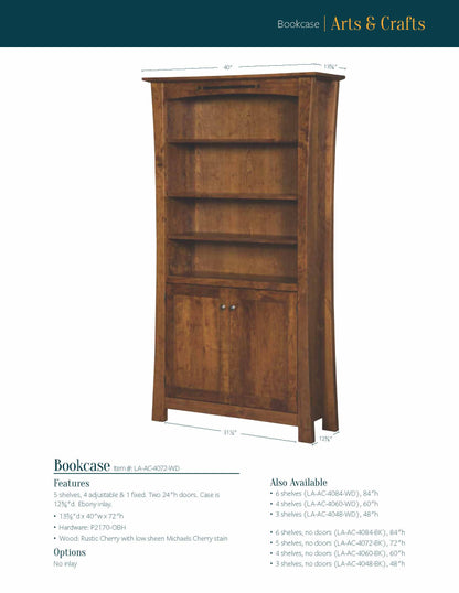 Arts & Crafts Bookcase