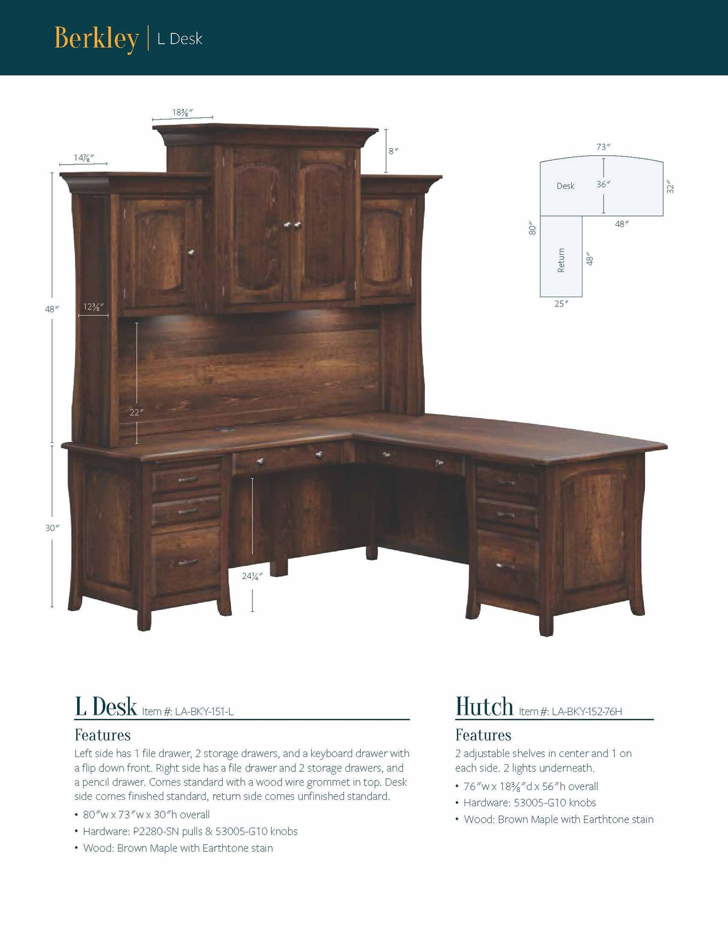 Berkley Writing Desk