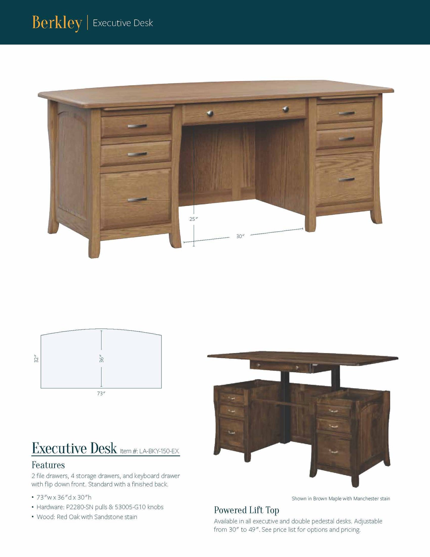 Berkley Writing Desk