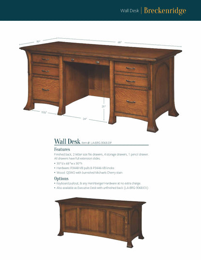 Breckenridge Wall Desk