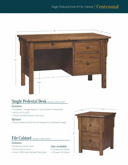 Centennial L Desk With Hutch