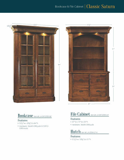 Classic Saturn Bookcase