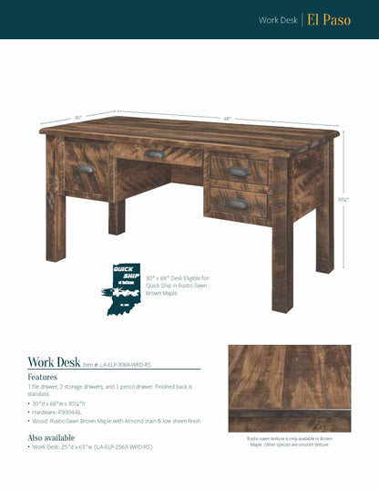 El Paso Executive Desk