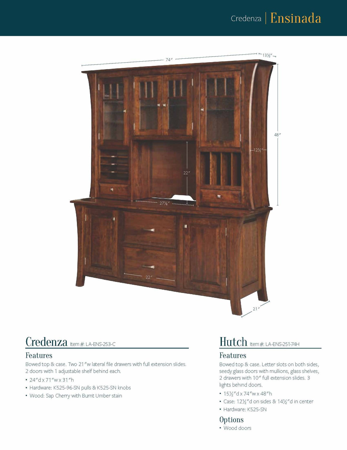 Ensinada Bookcase 5 Shelf Bookcase