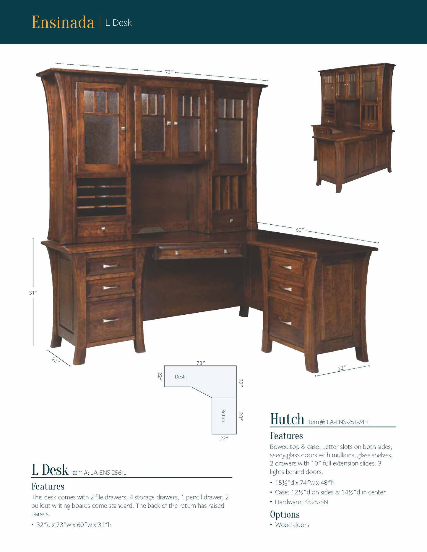 Ensinada Bookcase 5 Shelf Bookcase
