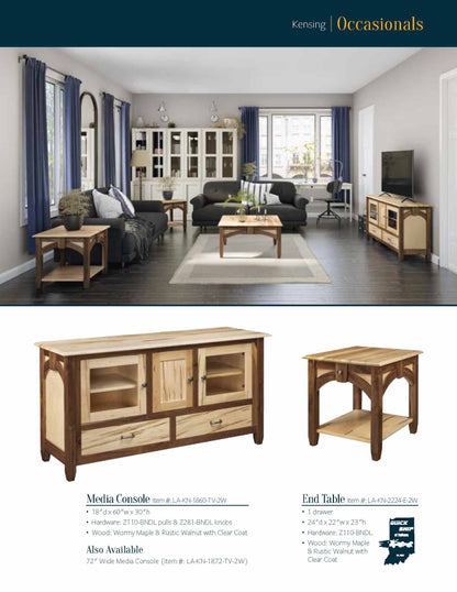 Kensing 2 Drawer Media Console