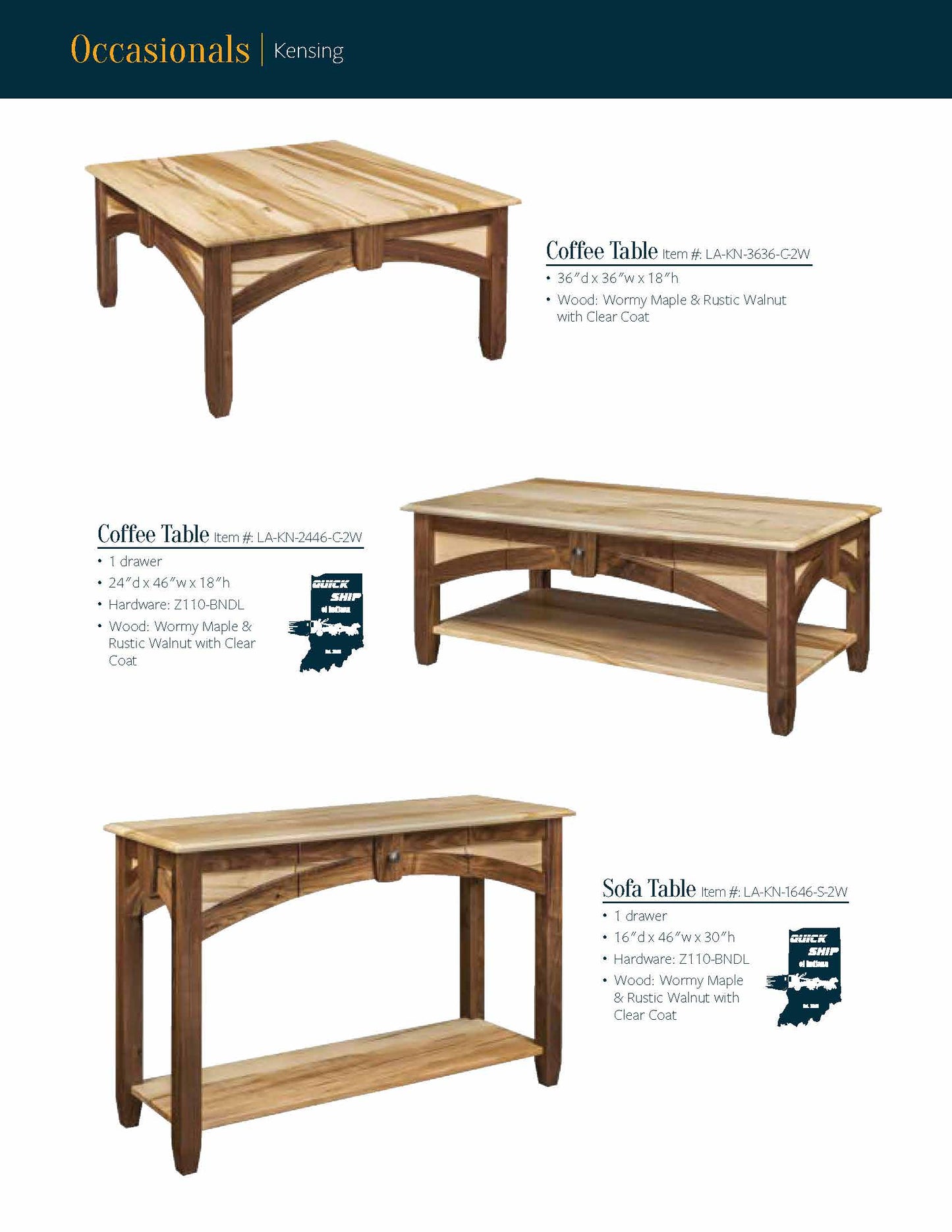 Kensing 2 Drawer Media Console