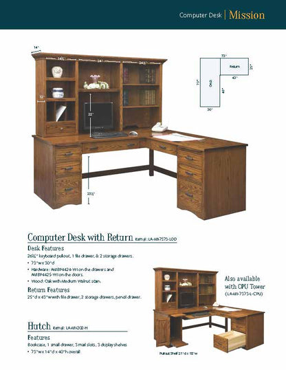 Mission Single Bookcase