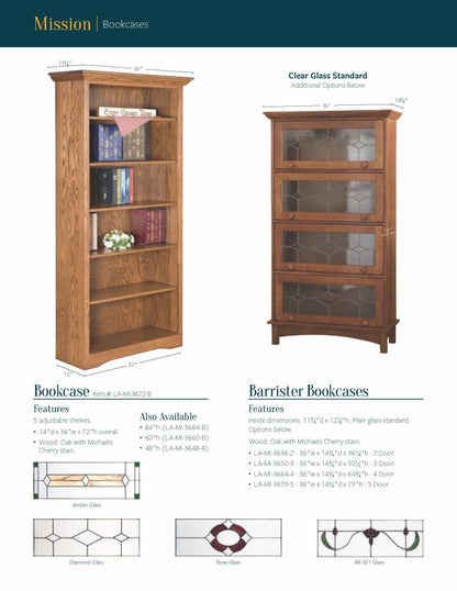 Mission Single Bookcase