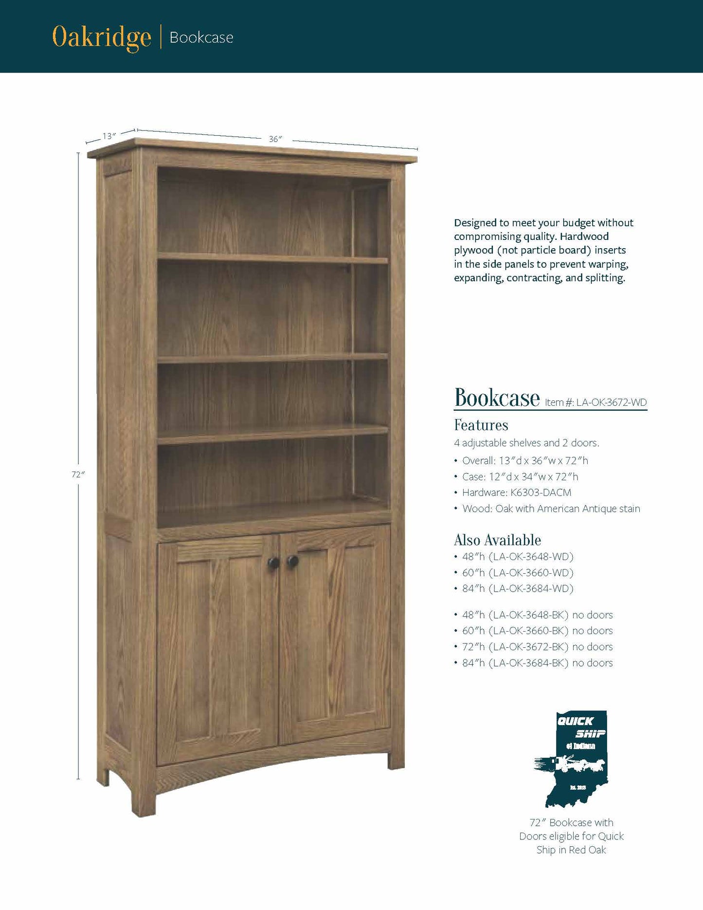 Oakridge Lateral File Cabinet