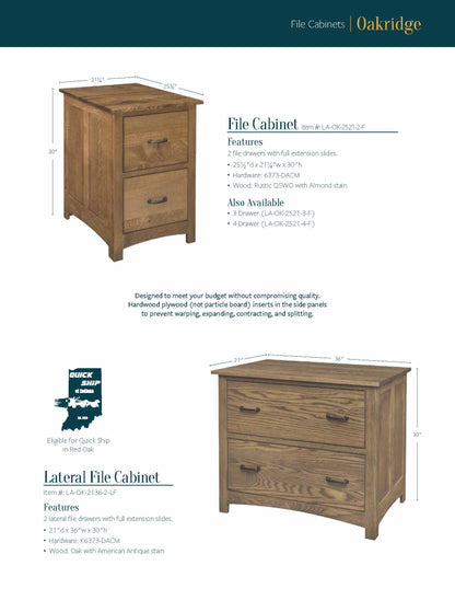 Oakridge Lateral File Cabinet