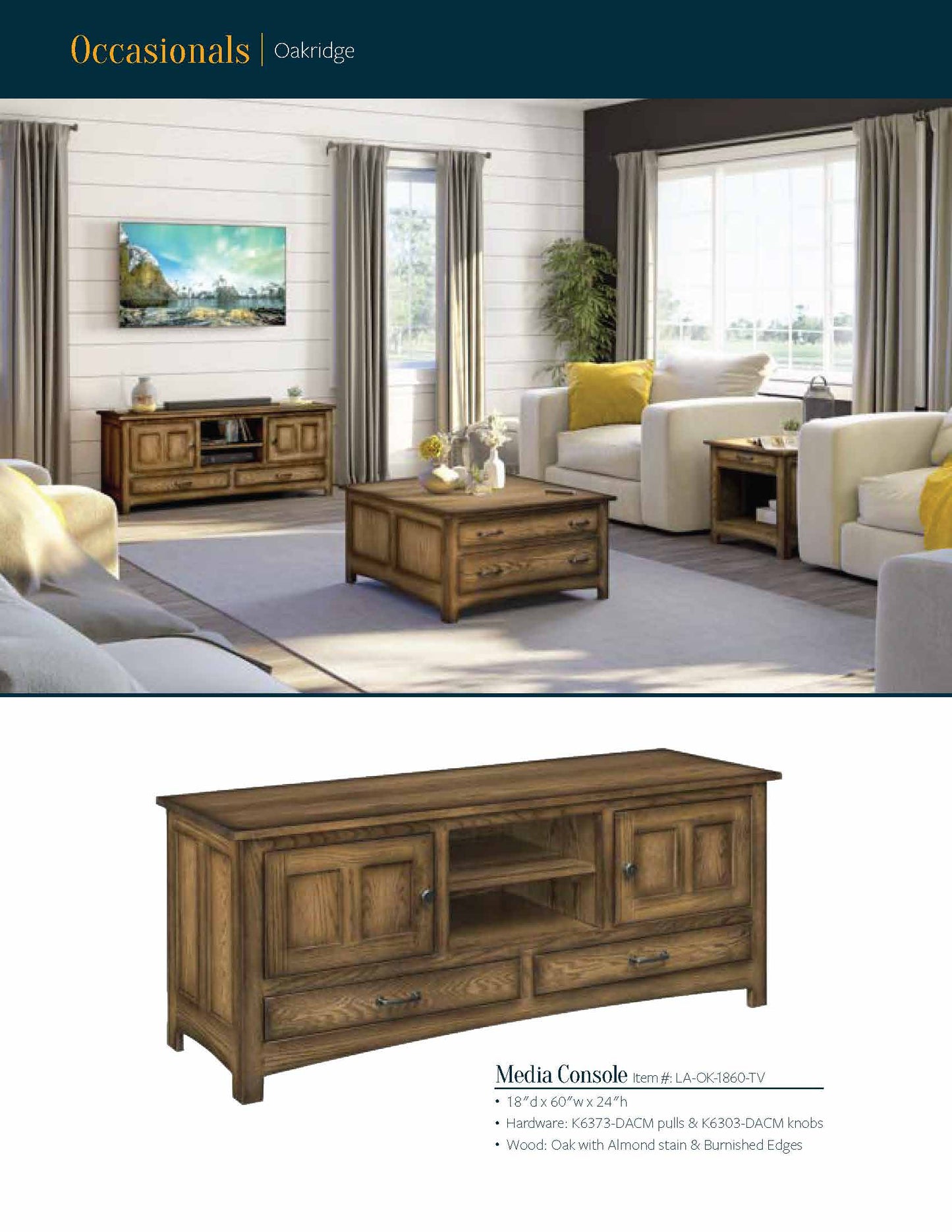 Oakridge Media Console