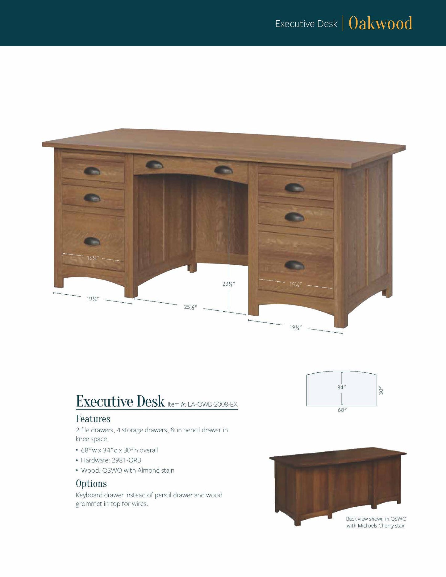Oakwood Credenza