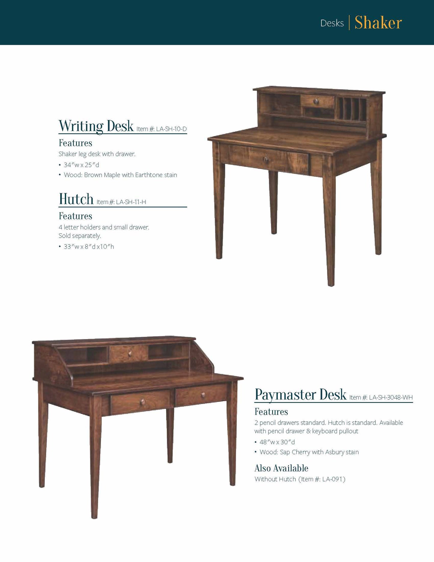 Shaker Barrister Bookcase