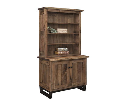 Adona 2 Door Credenza & Bookcase Topper