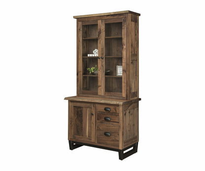 Adona 2 Drawer 1 Door Credenza & Bookcase Topper