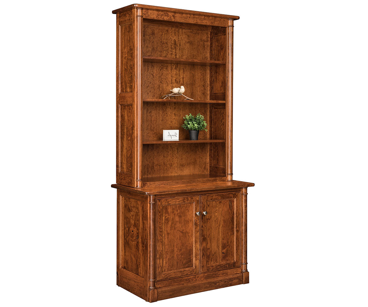 Covington 2 Door  Credenza & Bookcase Topper
