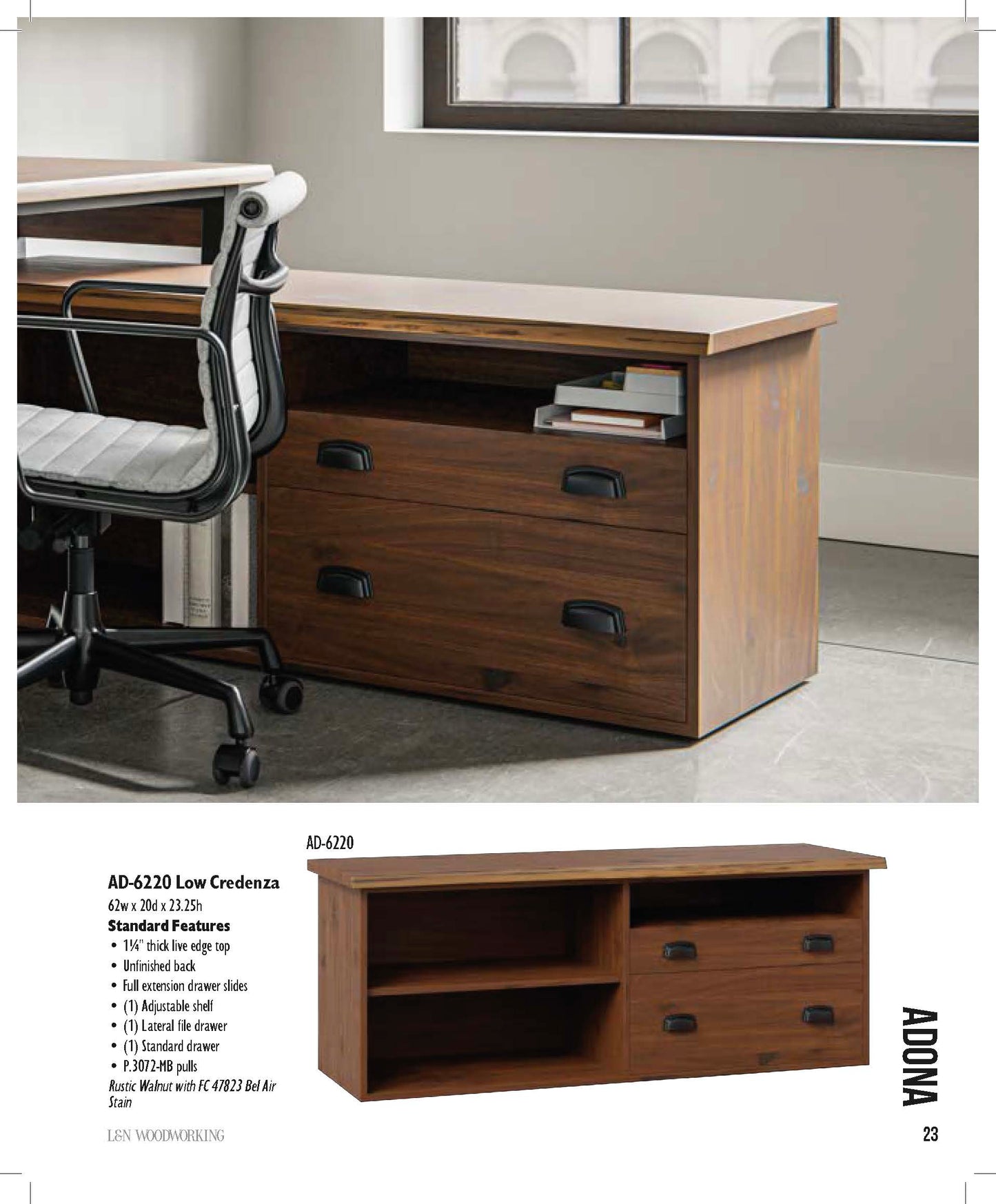 Adona Low Credenza