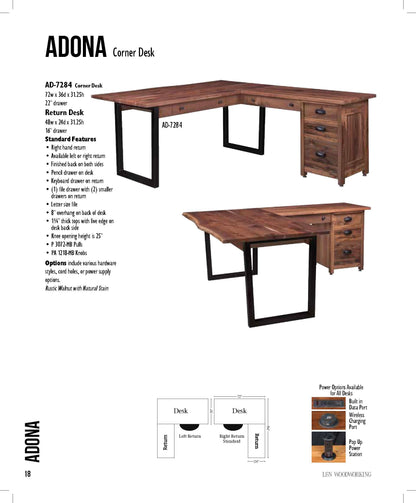 Adona Corner Desk