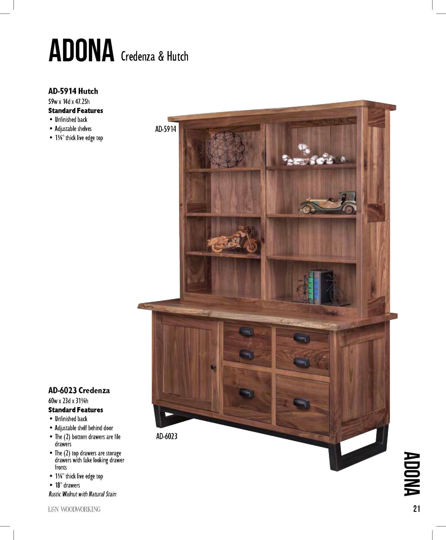 Adona Credenza & Hutch