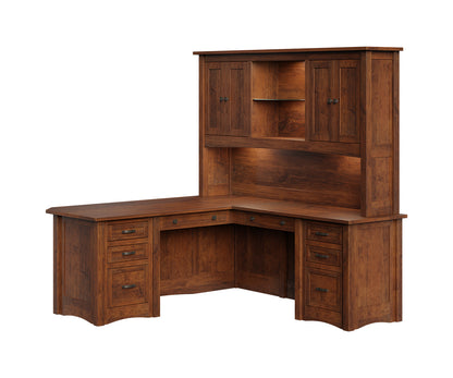 Aspen Corner Desk & Hutch