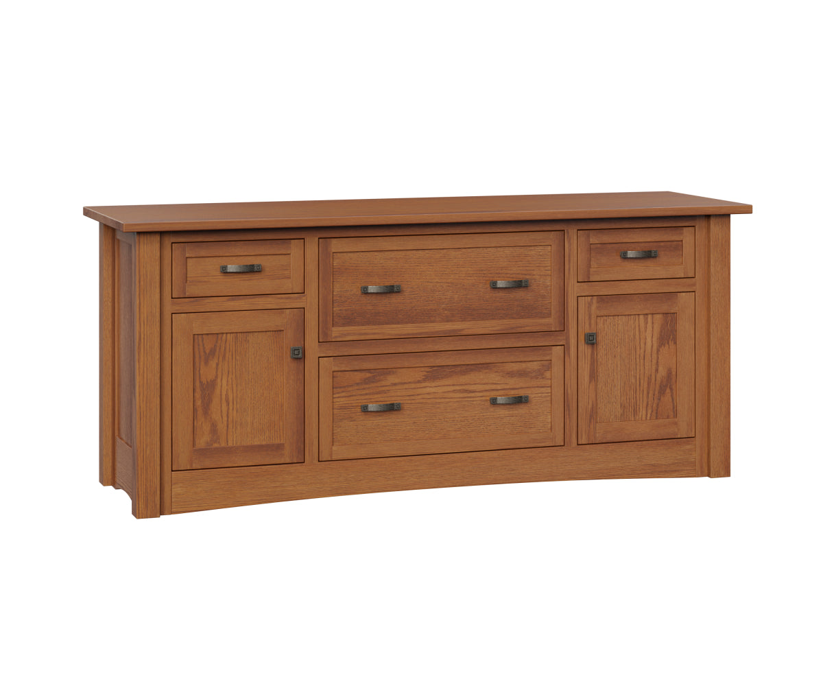 Aspen 4 Drawer Credenza