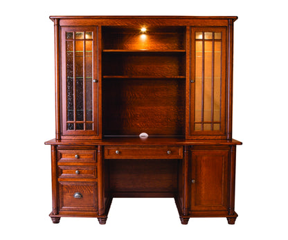 Belmont Credenza Desk & Hutch
