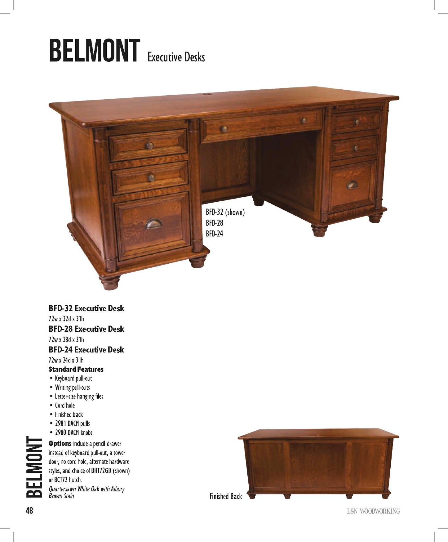 Belmont Executive Desk
